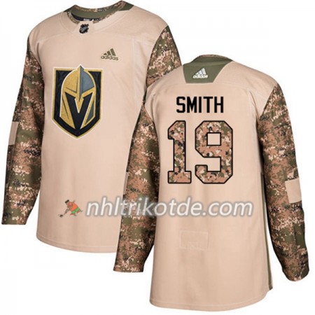 Vegas Golden Knights Trikot Reilly Smith 19 Adidas 2017-2018 Camo Veterans Day Practice Authentic - Herren